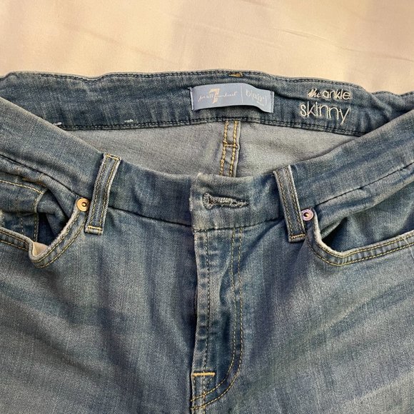 7 for All Mankind b(air) denim, the ankle skinny - Picture 3 of 9